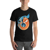 spiral fox t-shirt