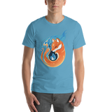 spiral fox t-shirt
