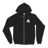 raysflame zip-up hoodie